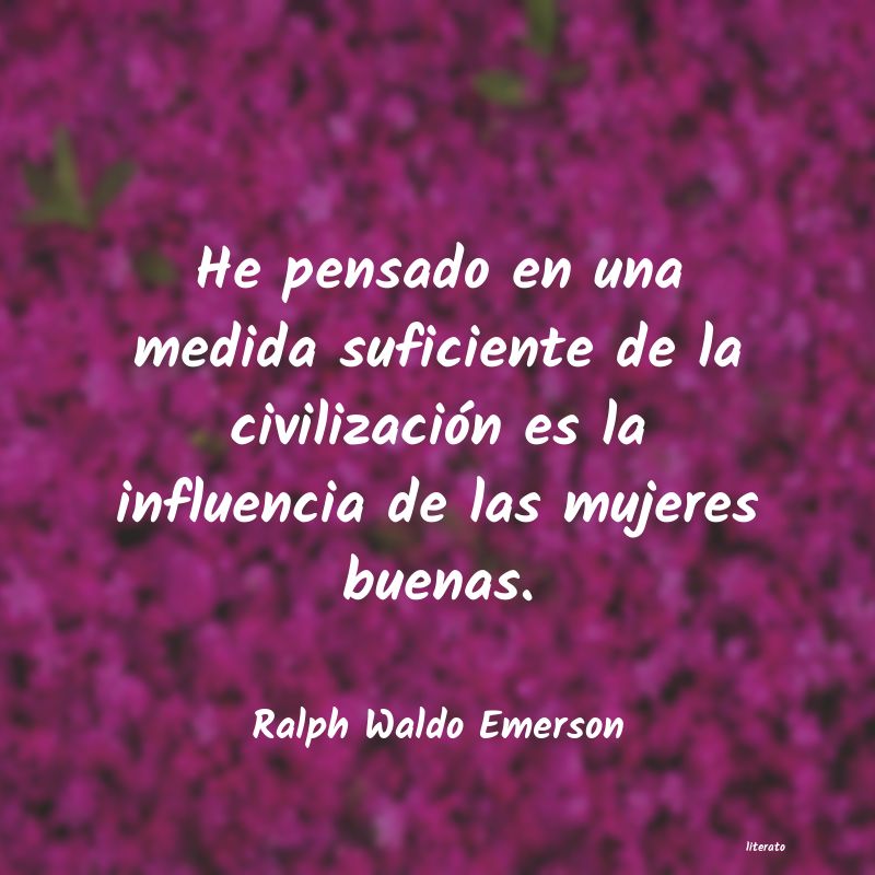 Frases de Ralph Waldo Emerson