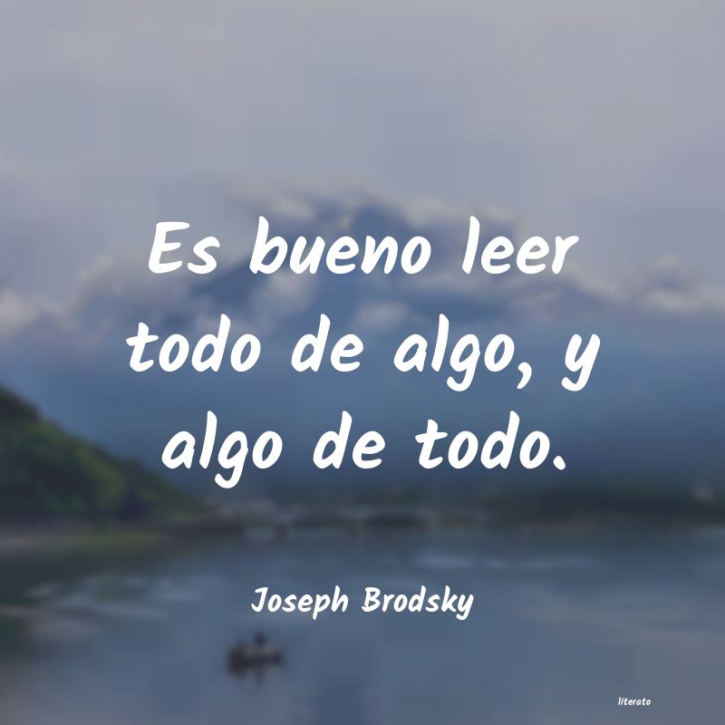 frases de Joseph Brodsky