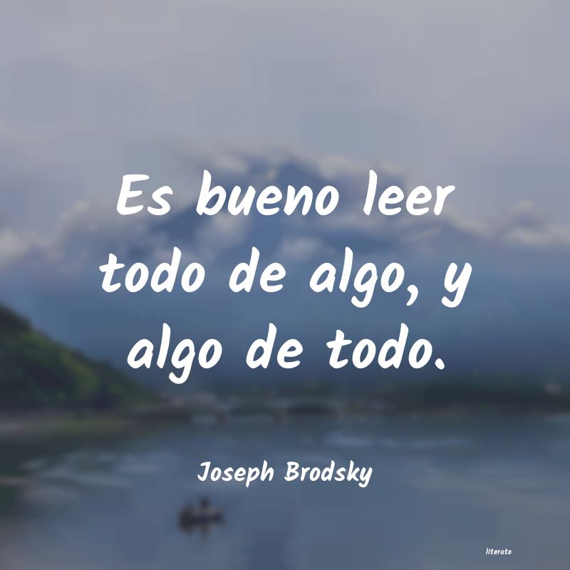 Frases de Joseph Brodsky