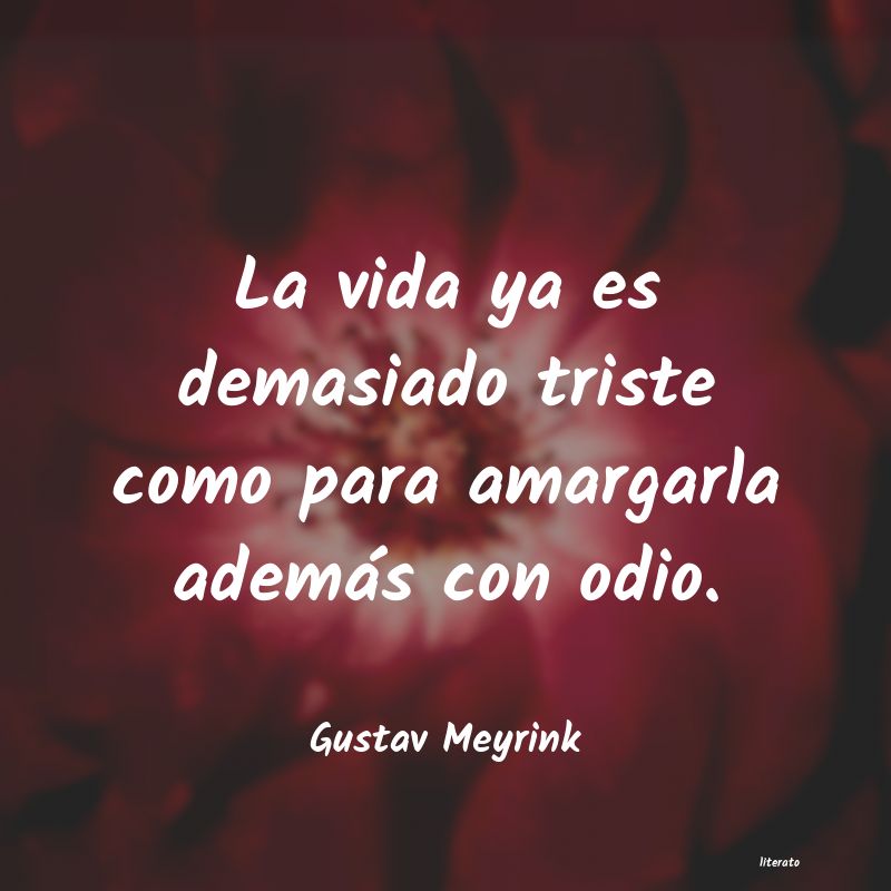 frases de Gustav Meyrink
