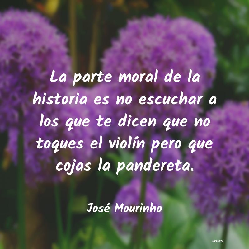 Frases de José Mourinho