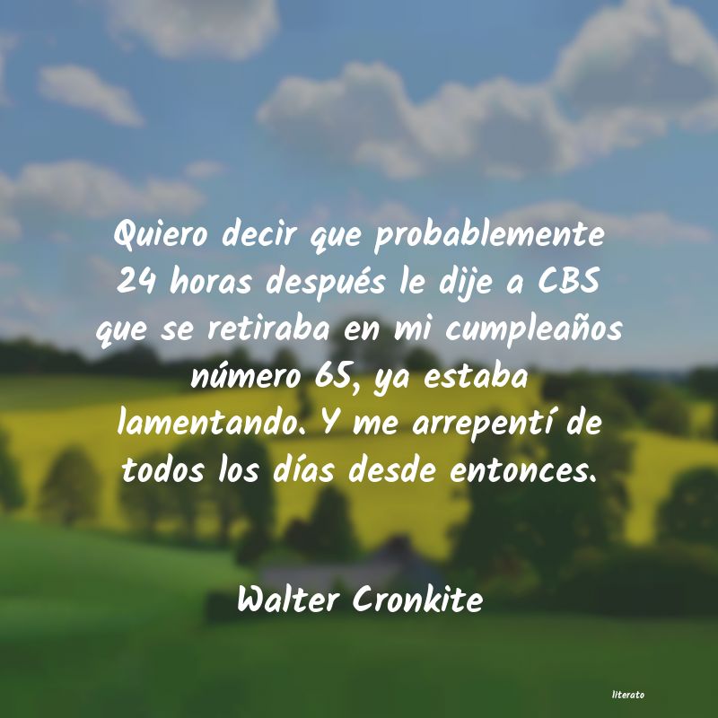Frases de Walter Cronkite