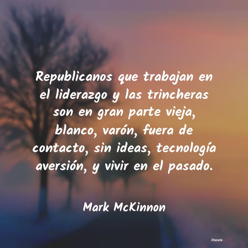 Frases de Mark McKinnon