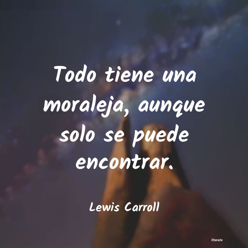 frases de Lewis Carroll