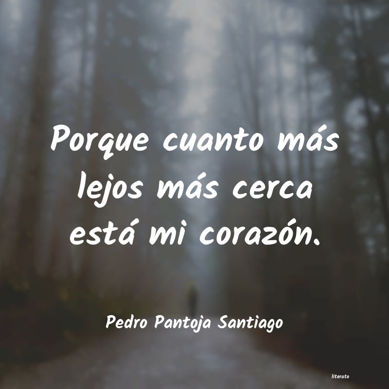 Frases de Pedro Pantoja Santiago