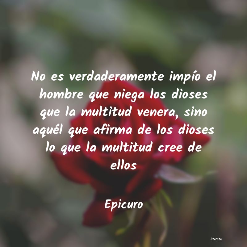 frases de Epicuro