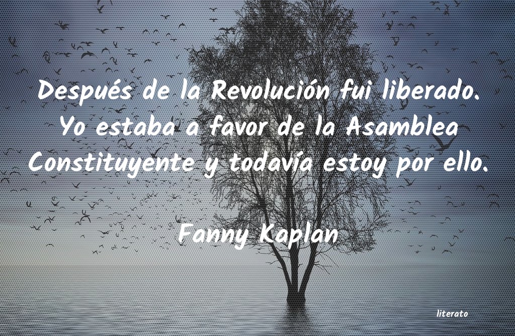 Frases de Fanny Kaplan