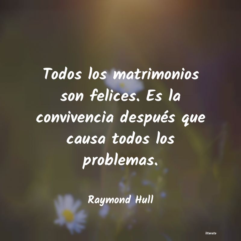 Frases de Raymond Hull