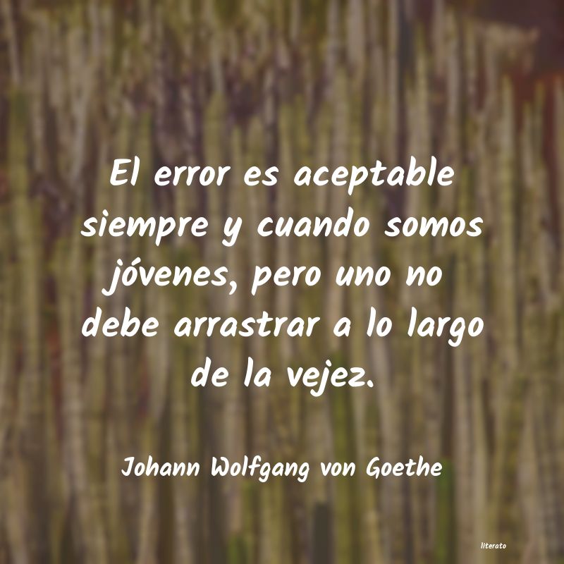 Frases de Johann Wolfgang von Goethe