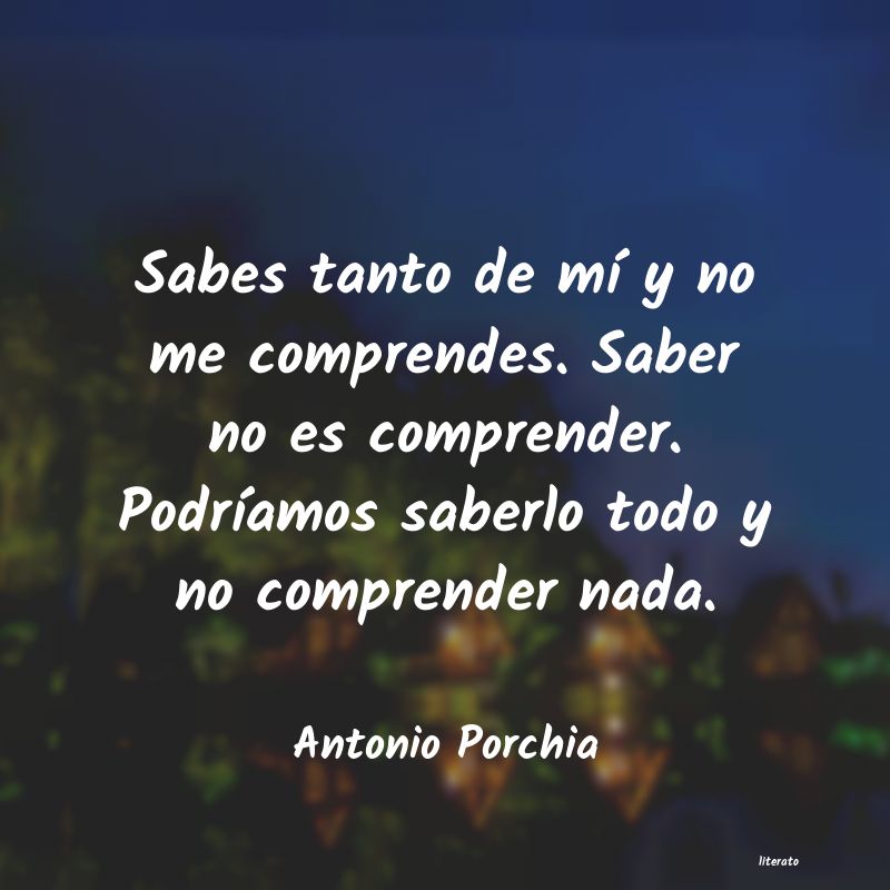 comprender