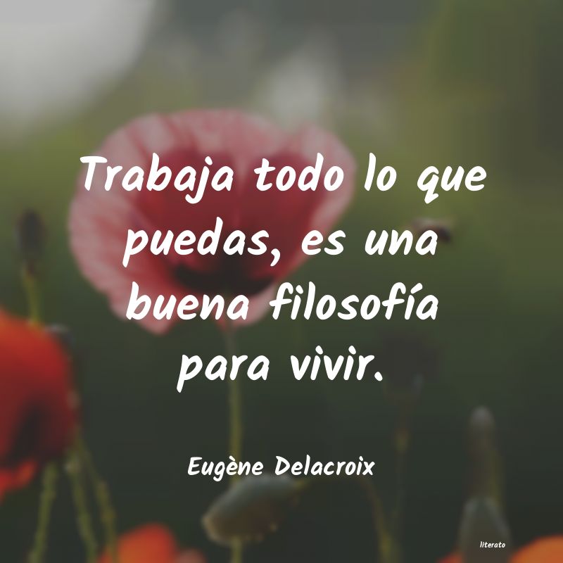 Frases de Eugène Delacroix