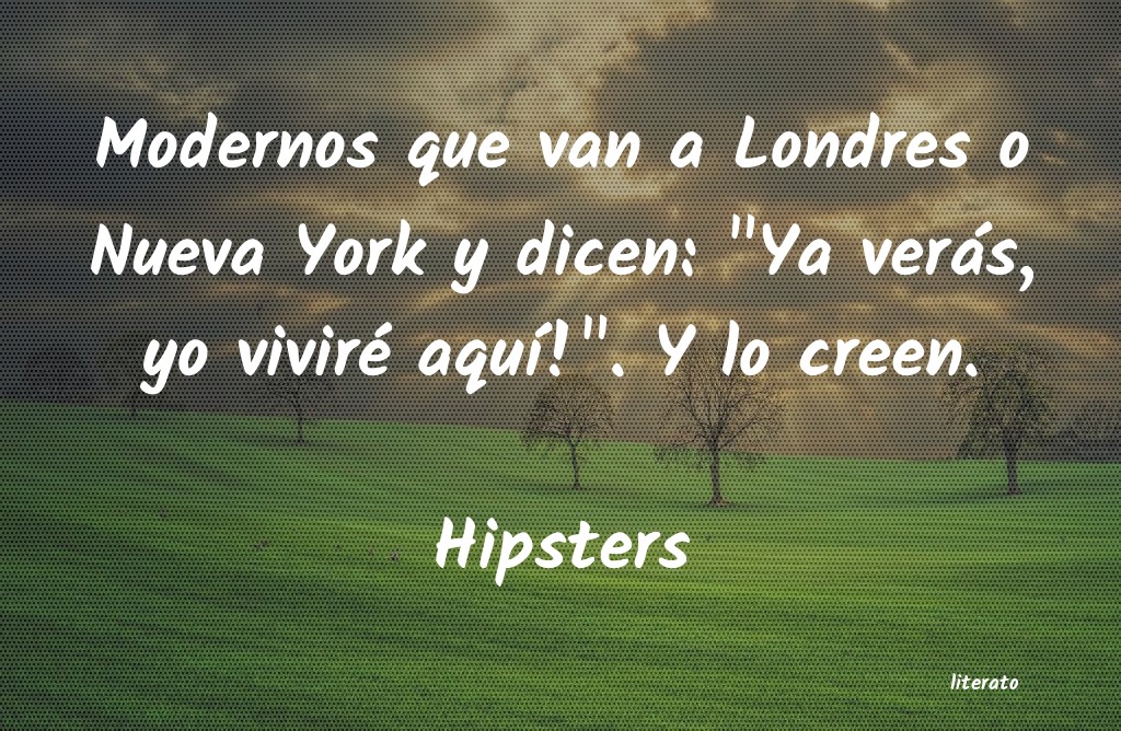 Frases de Hipsters