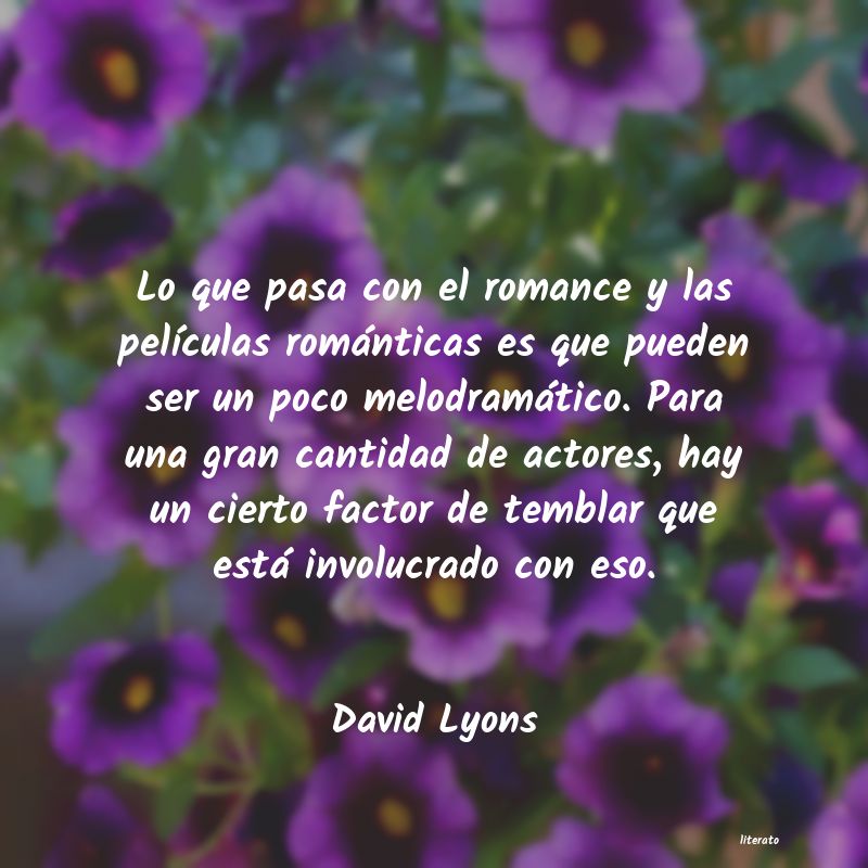 Frases de David Lyons