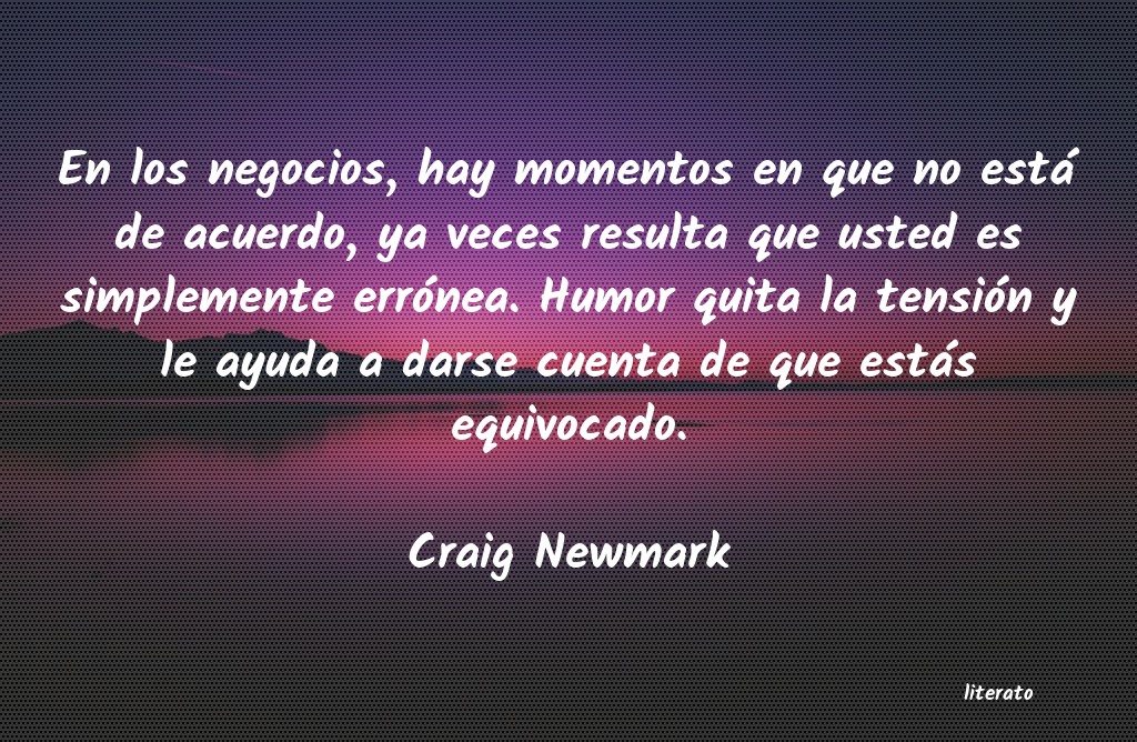 Frases de Craig Newmark