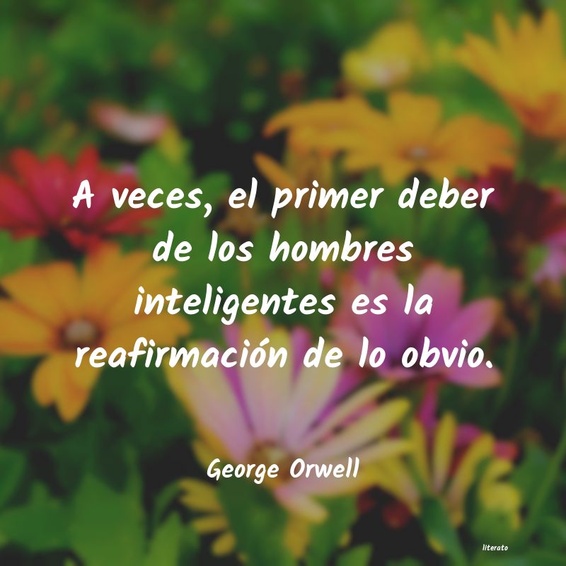 frases de George Orwell