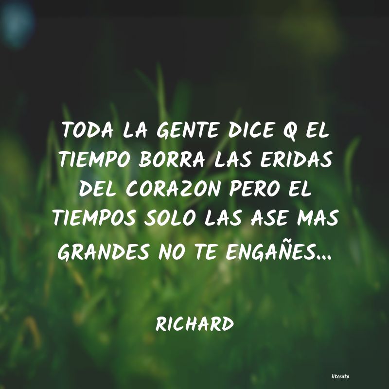 Frases de RICHARD