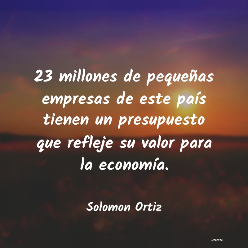 frases de Solomon Ortiz