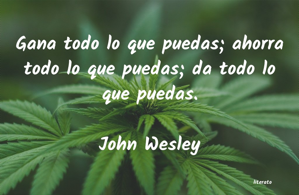 Frases de John Wesley