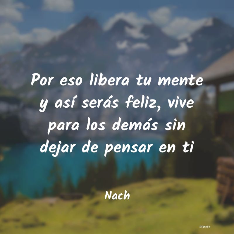 Frases de Nach