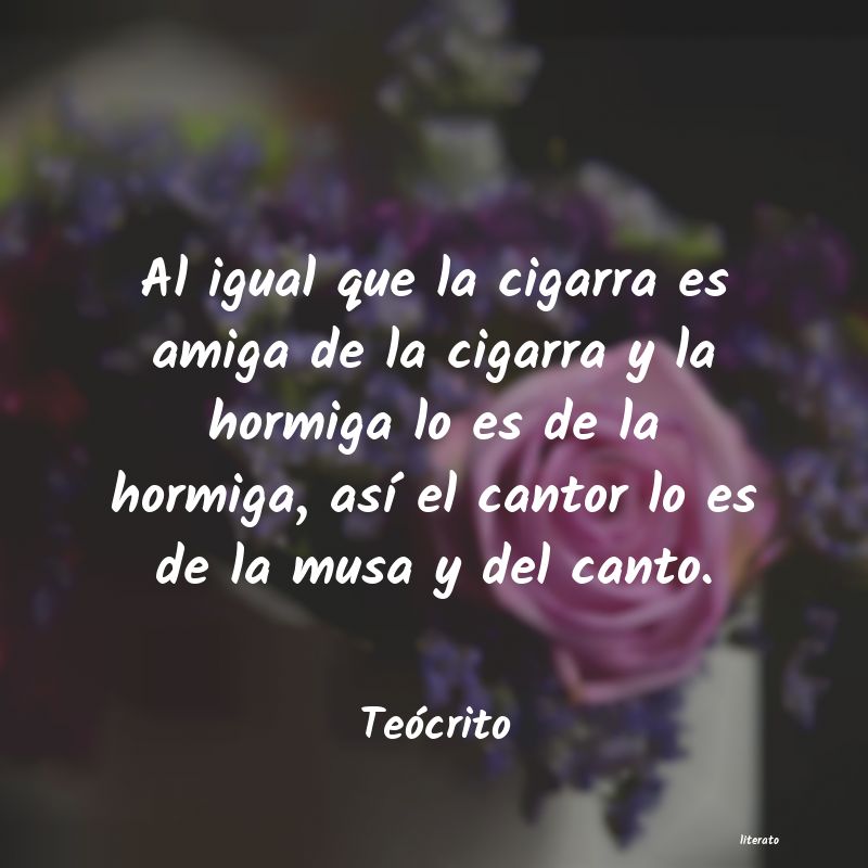 frases de Teócrito