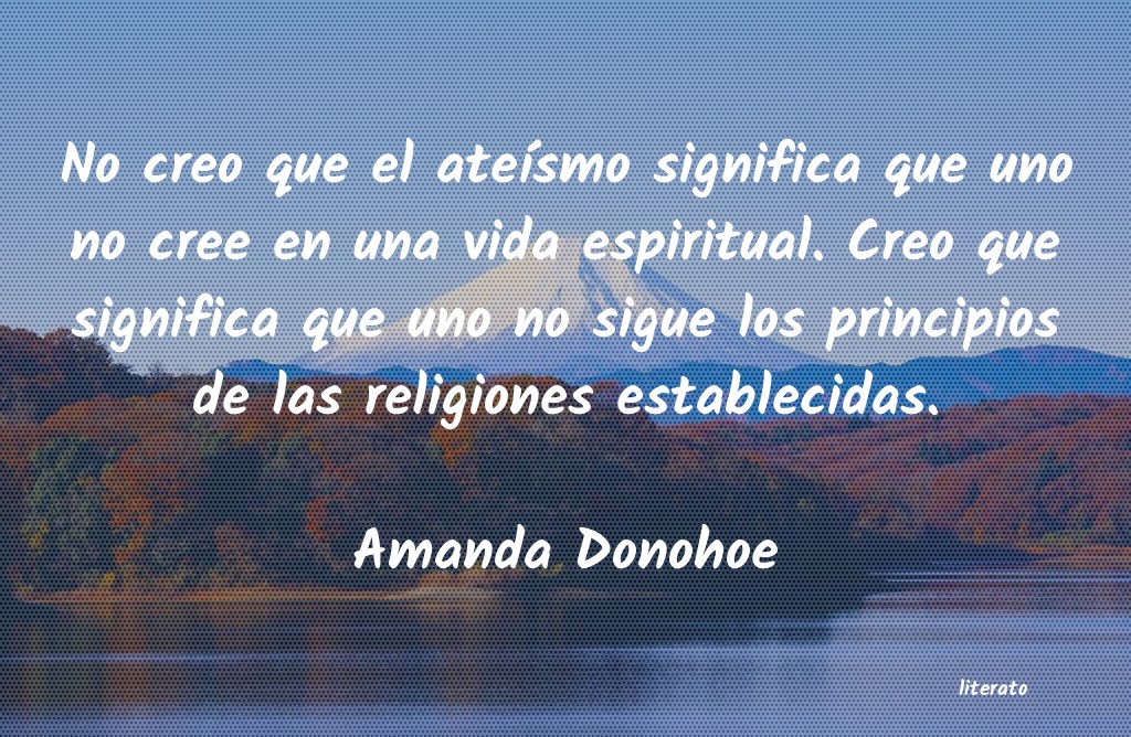 Frases de Amanda Donohoe