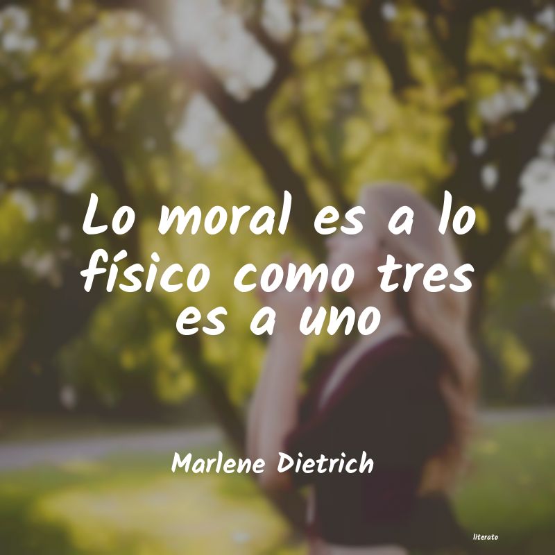 Frases de Marlene Dietrich