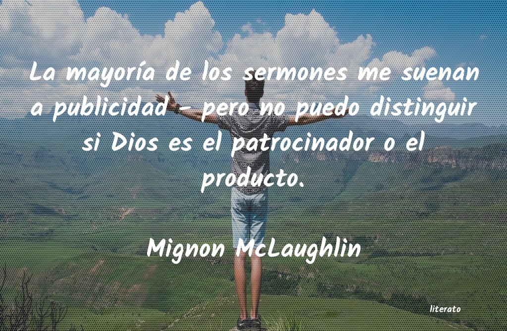frases de Mignon McLaughlin