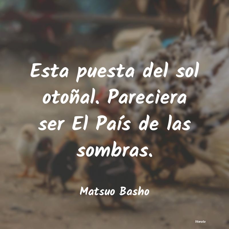 Frases de Matsuo Basho