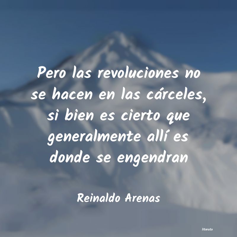frases de Reinaldo Arenas