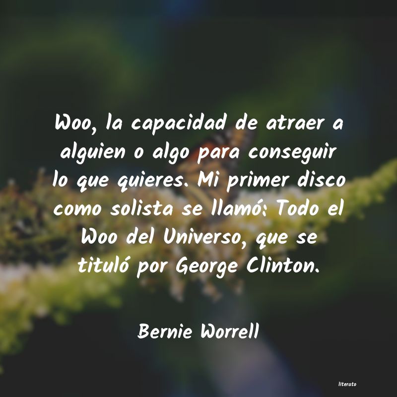 Frases de Bernie Worrell