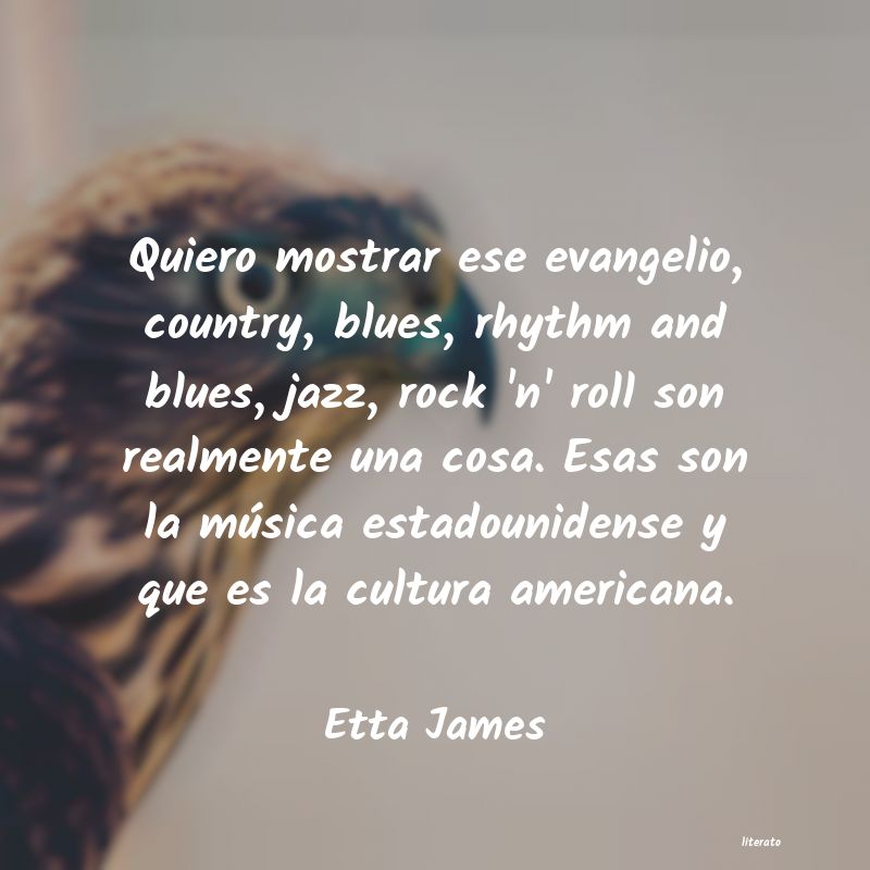 Frases de Etta James