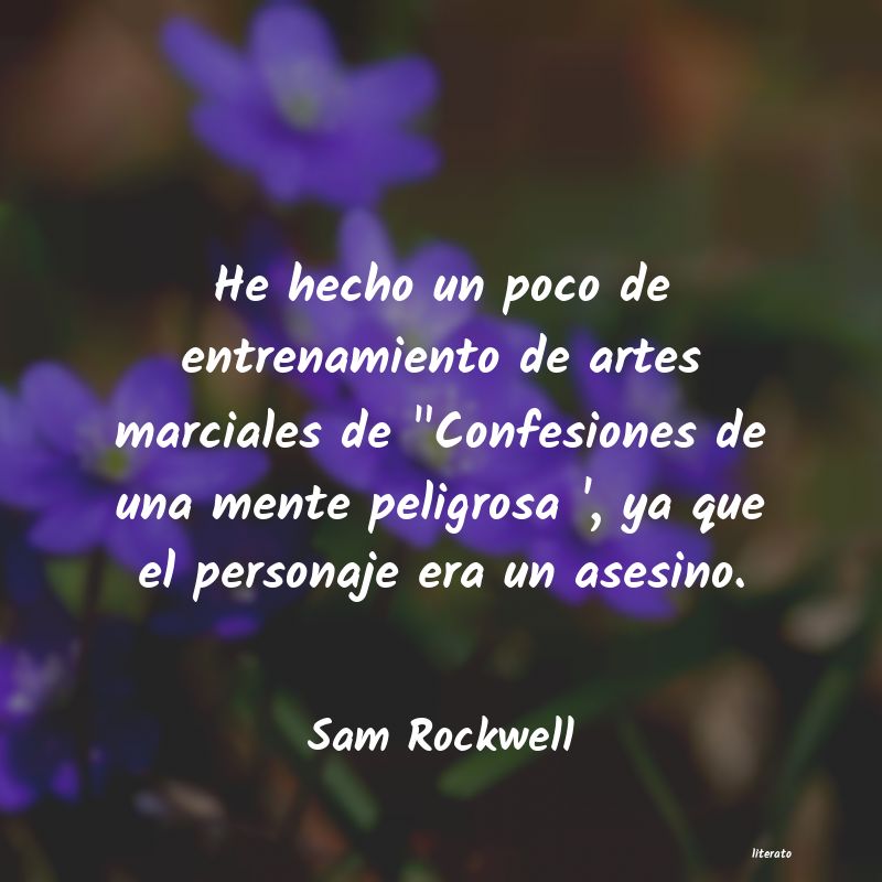 frases de Sam Rockwell