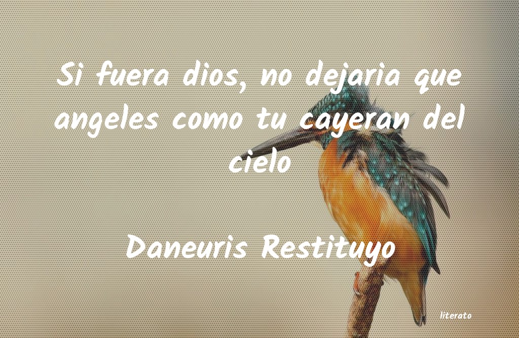 frases de Daneuris Restituyo