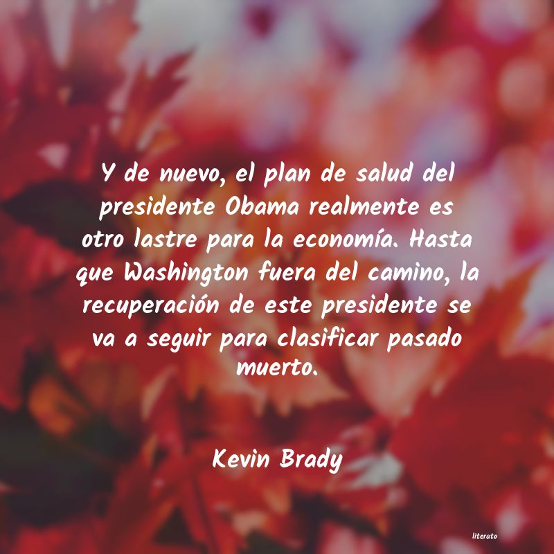 frases de Kevin Brady
