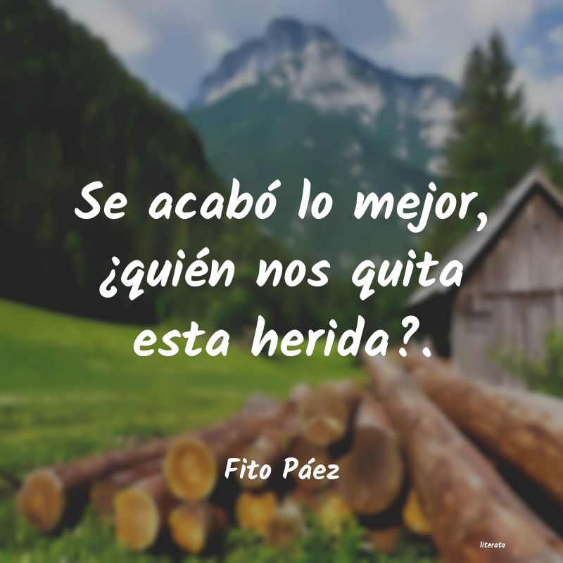 Frases de Fito Páez