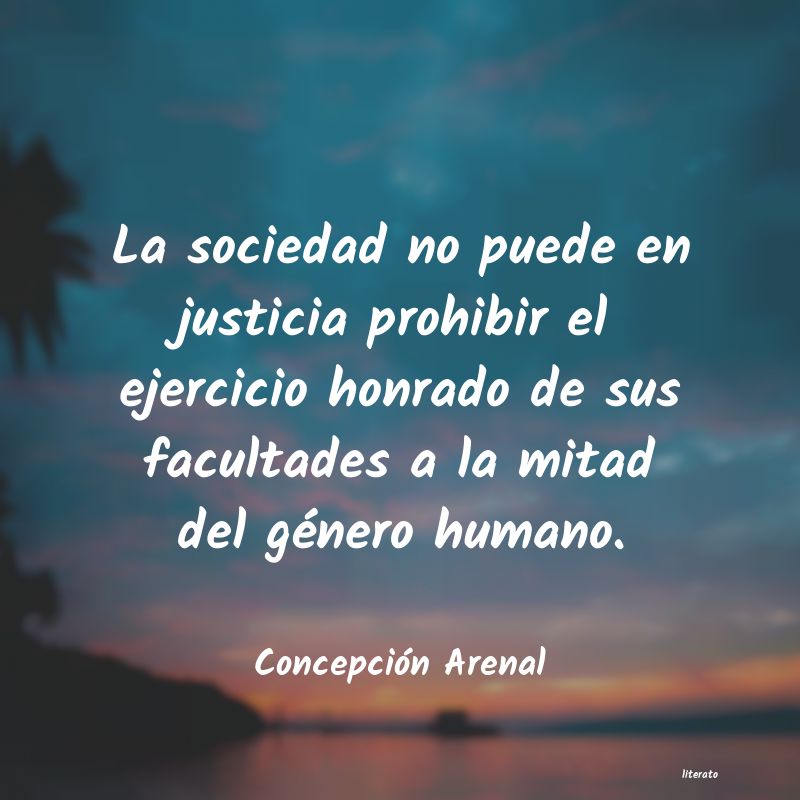 Frases de Concepción Arenal