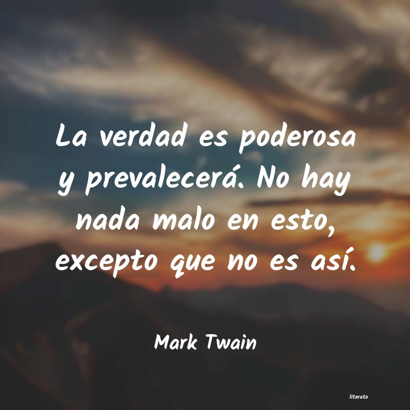 Frases de Mark Twain