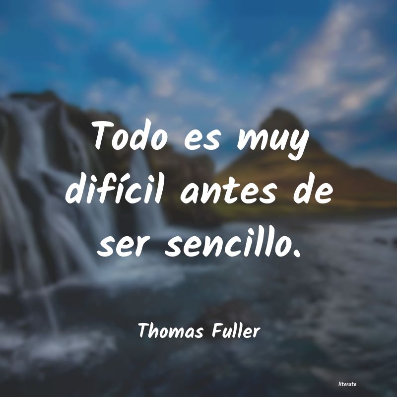 Frases de Thomas Fuller