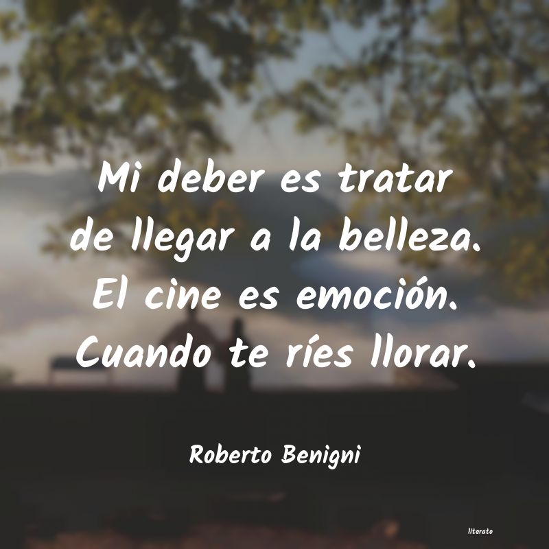 frases de Roberto Benigni