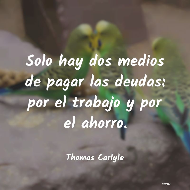 Frases de Thomas Carlyle