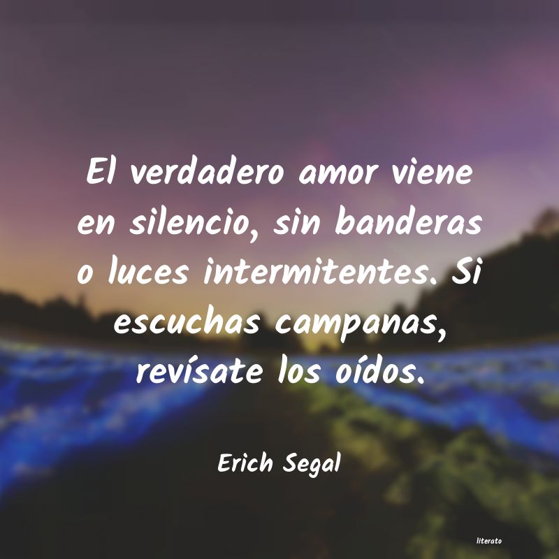 frases de Erich Segal