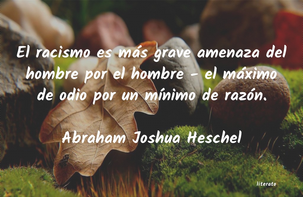 frases de Abraham Joshua Heschel