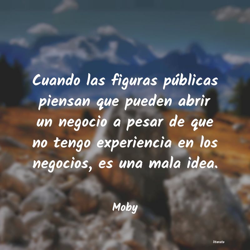 frases de Moby