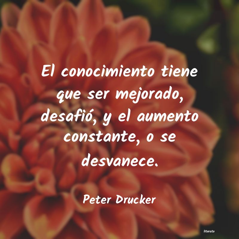 Frases de Peter Drucker