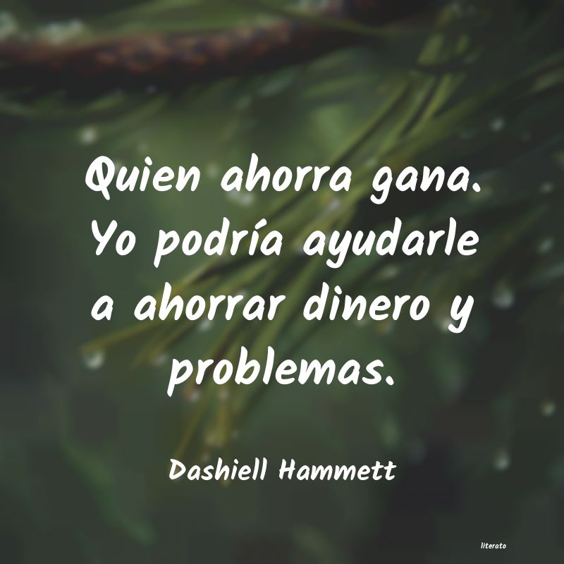 frases de Dashiell Hammett
