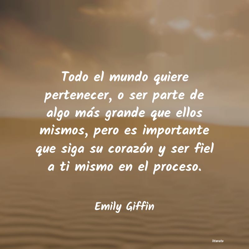 Frases de Emily Giffin