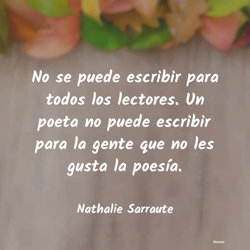 Frases de Nathalie Sarraute