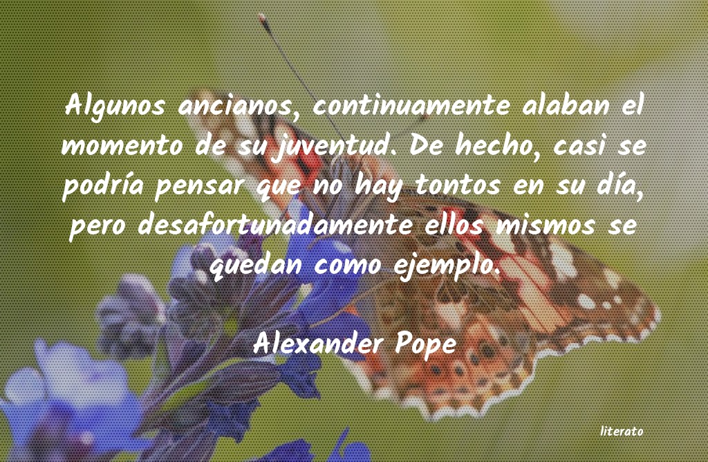 Frases de Alexander Pope