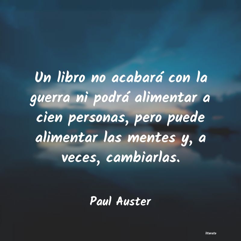frases de Paul Auster
