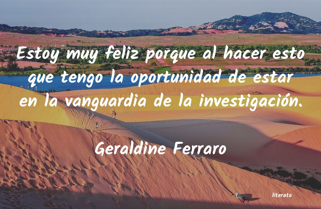 Frases de Geraldine Ferraro